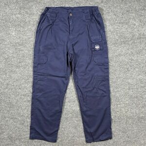 BOCOMAL FR Flame Resistant Cargo Field Pants Mens 38x30 Navy NFPA 2112 CAT 2